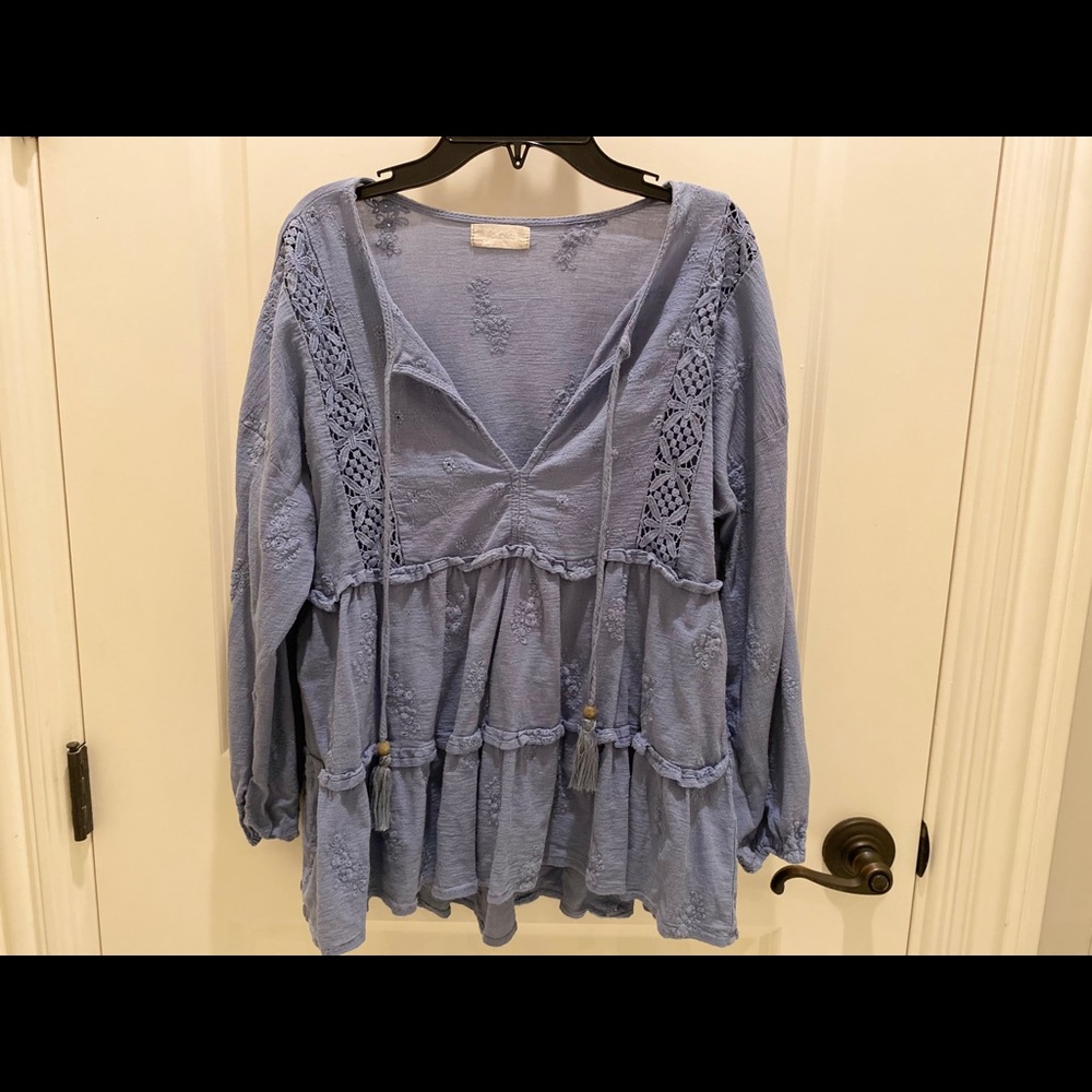 Altar’d State Blouse with tassels